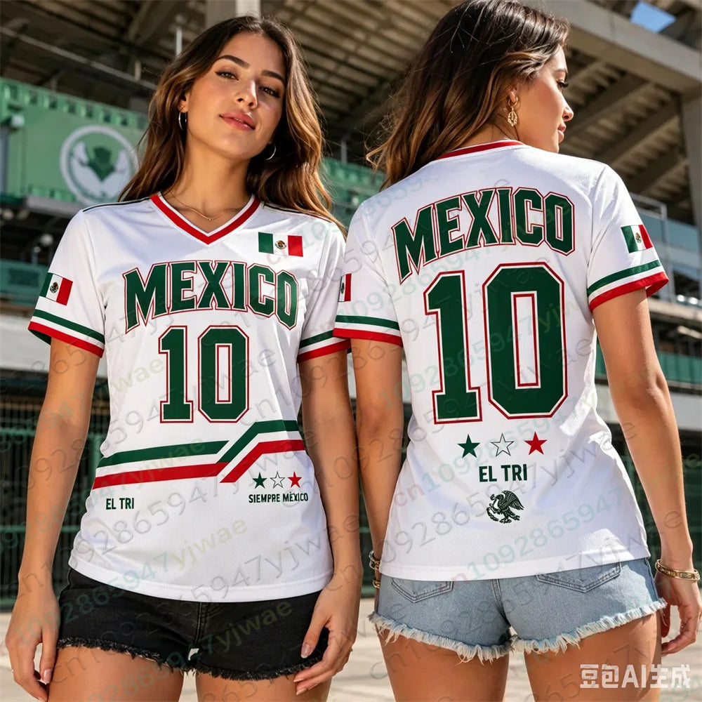 Camiseta Orgullo Mexicano - Día de Partido, Estilo Fútbol Descripción sugerida: