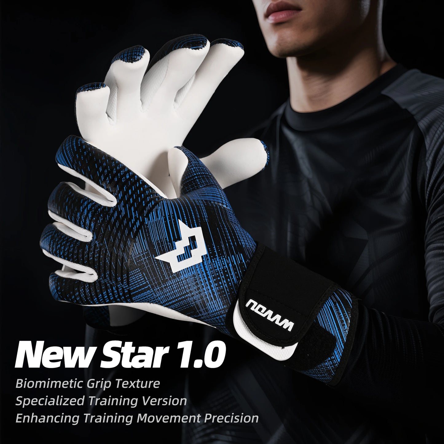 Guantes de Portero Transpirables - Látex Pegajoso 4+3mm