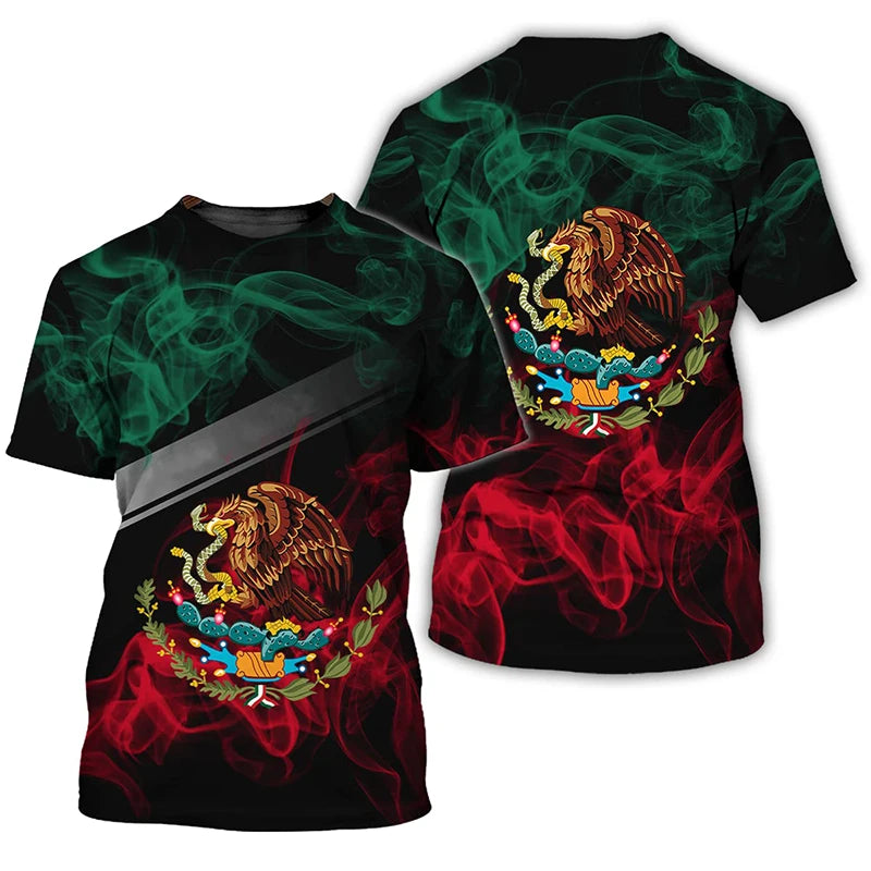 Camiseta Bandera de México - Estilo Urbano Streetwear
