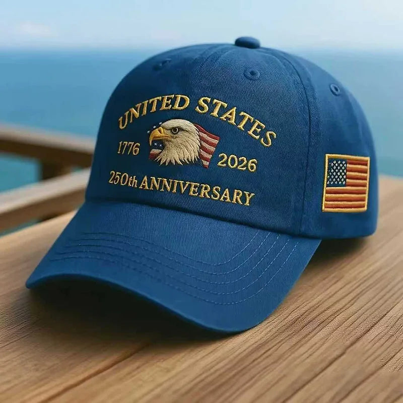 Gorra Águila y Bandera USA - Estilo Dad Hat Bordado