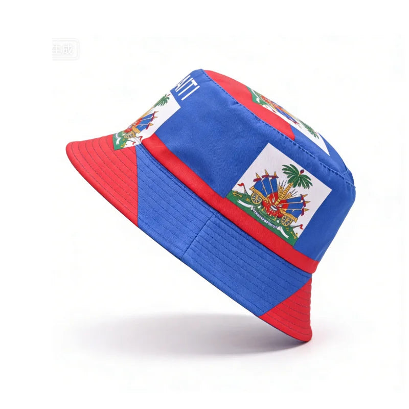 Gorra Pescador Banderas de Países - Multi-diseño Reversible