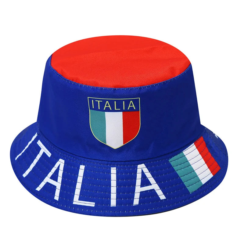 Gorra Pescador Banderas de Países - Multi-diseño Reversible