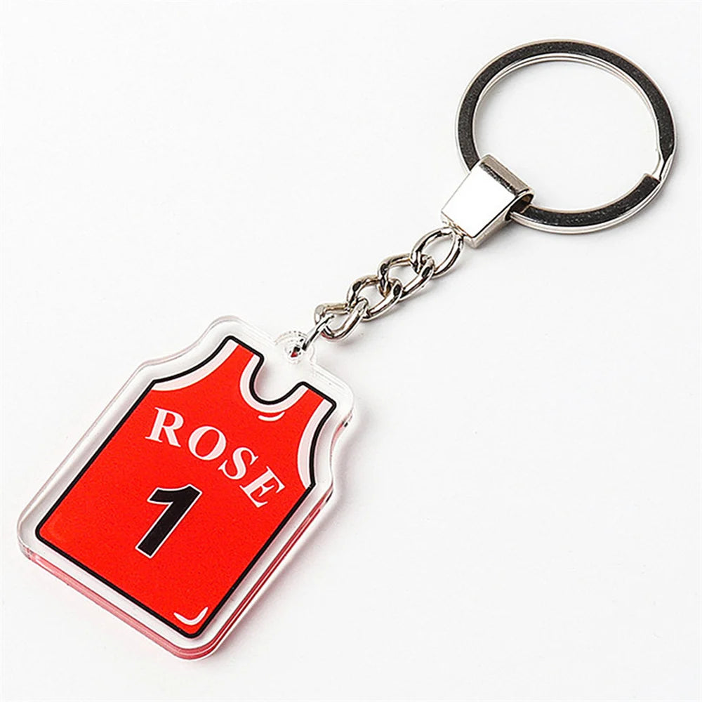 Llavero de Básquetbol - Diseño Jersey, Regalo de Graduación