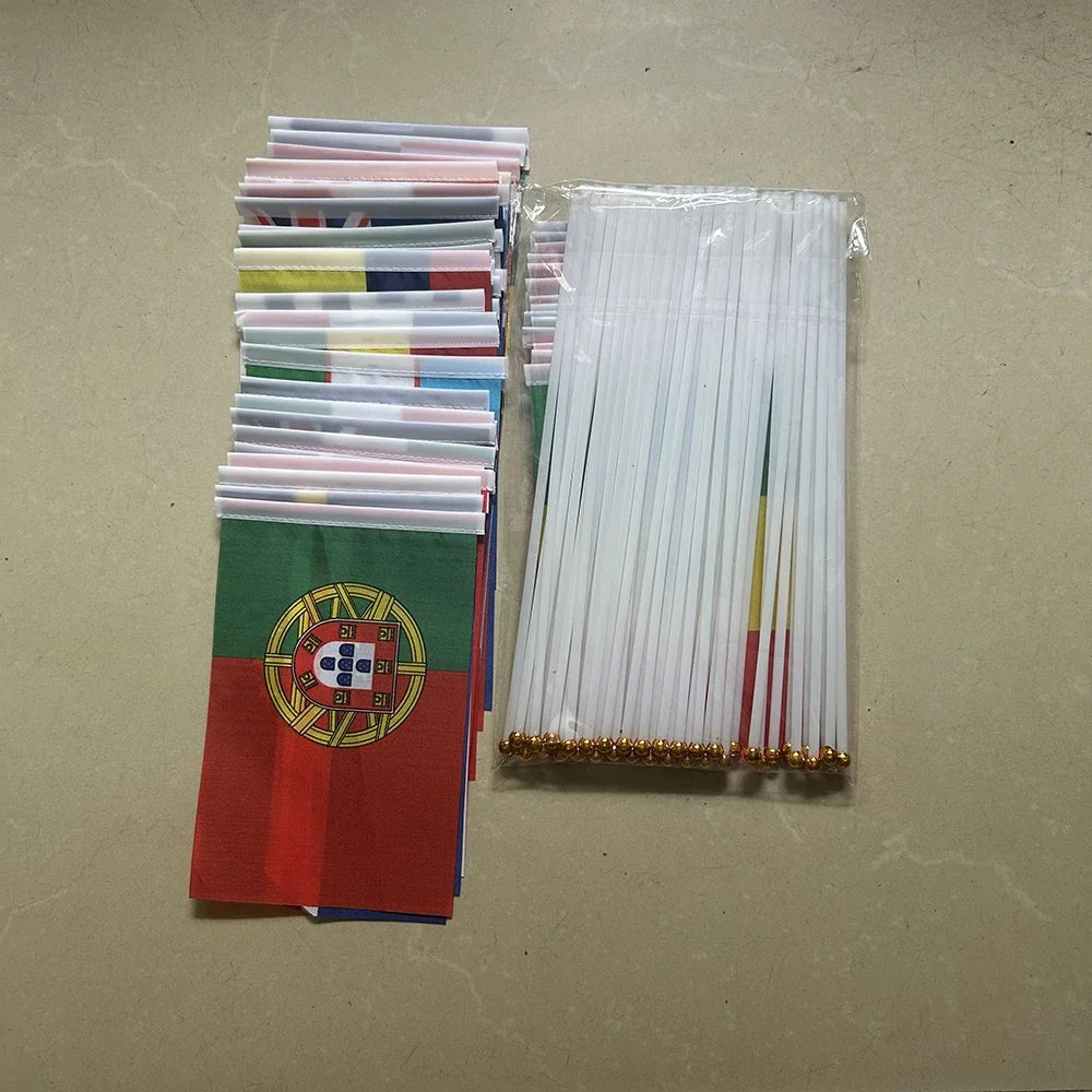 Guirnalda de Banderas Mundiales - Decoración para Bar y Tienda