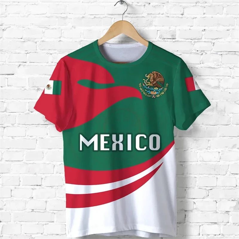 Camiseta Águila Mexicana - Bandera Nacional Oversized
