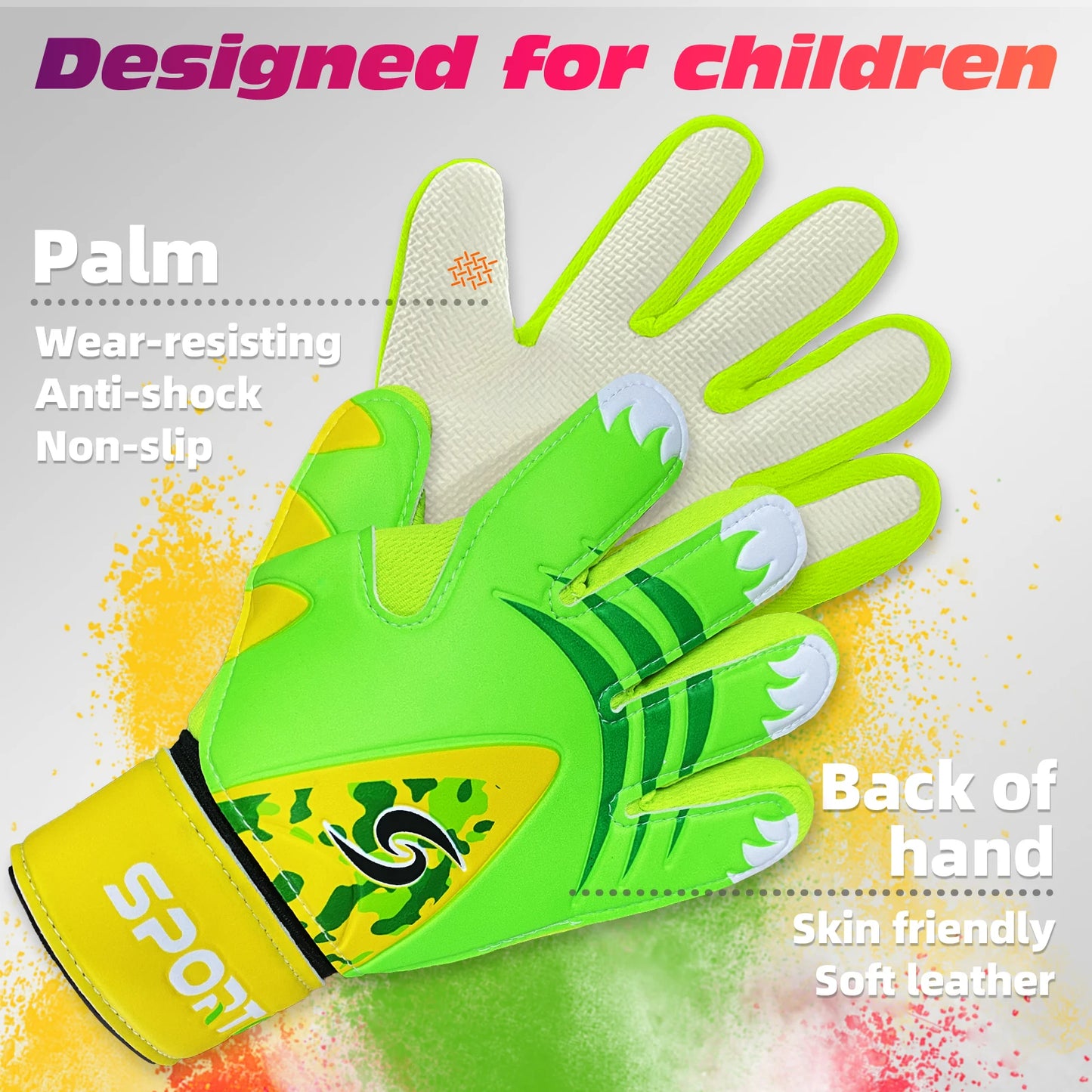 Guantes de Portero con Protección de Muñeca - Látex Resistente