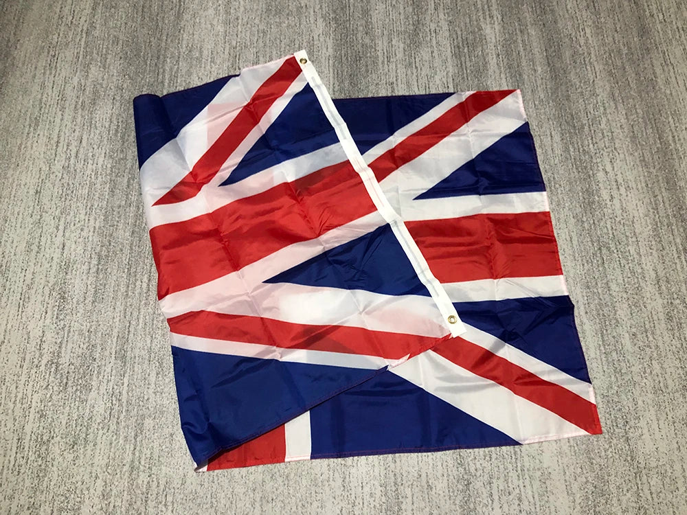 Bandera del Reino Unido - Poliéster, Interior/Exterior