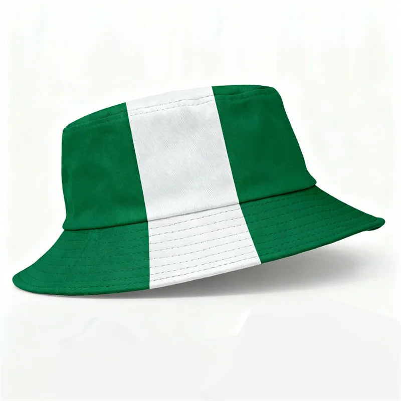 Gorra Pescador Banderas de Países - Multi-diseño Reversible