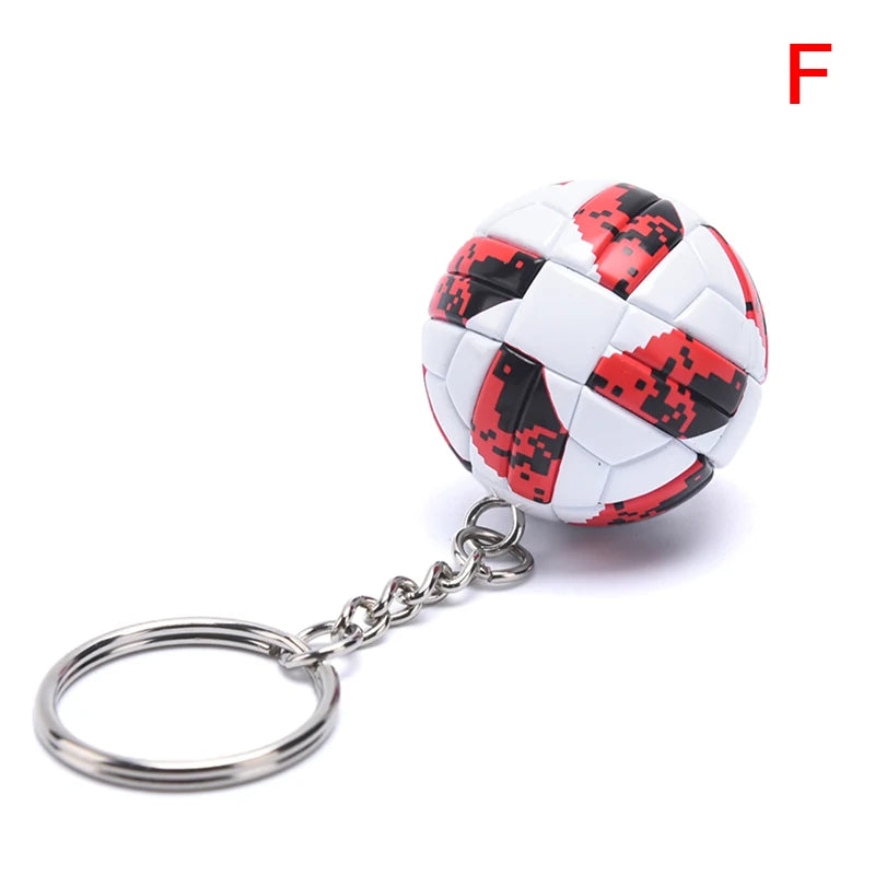 Llavero de Fútbol 3D en Cuero PU - Hombres y Mujeres