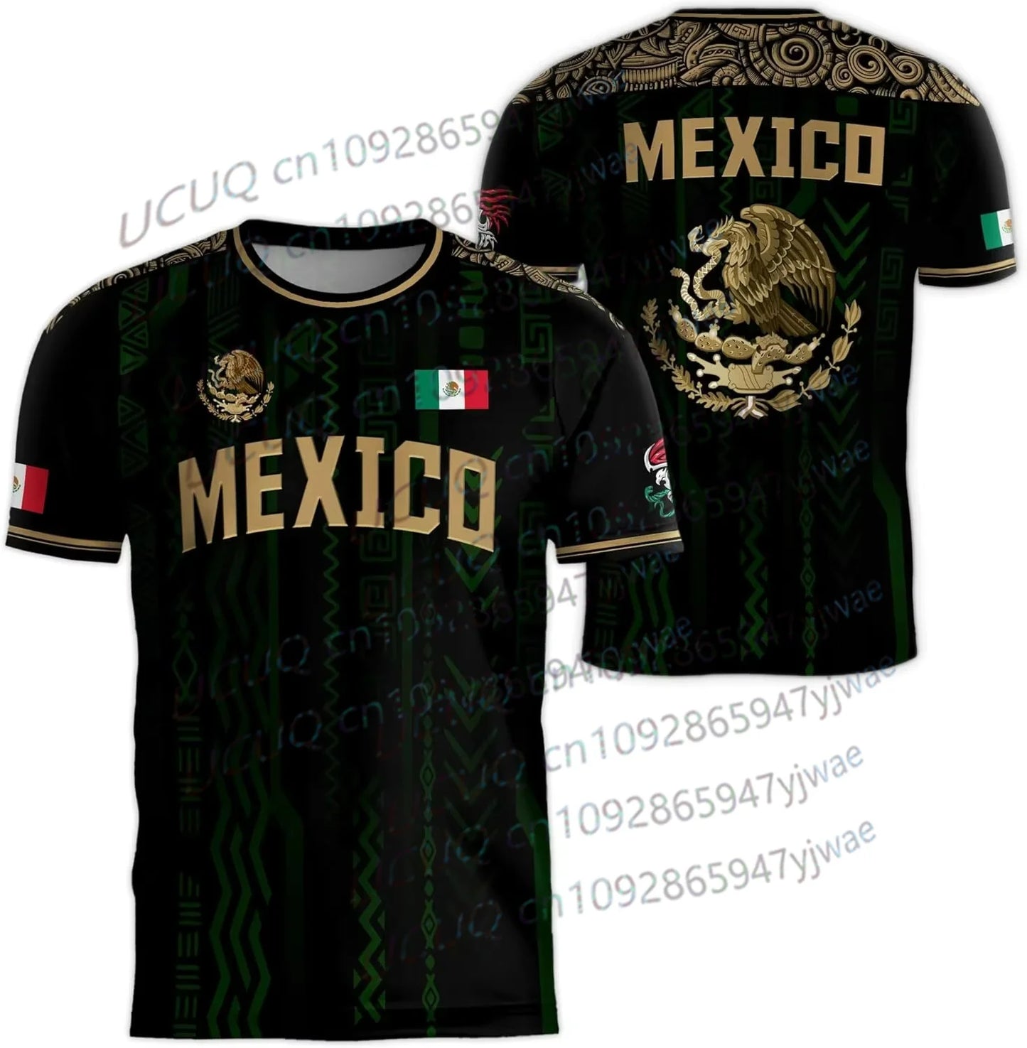 Camiseta México Bandera 2026 - Hombres y Mujeres