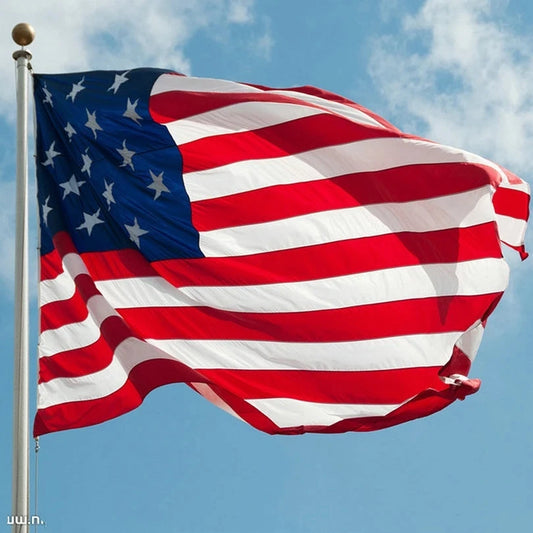 Bandera de Estados Unidos Bordada - Resistente al Agua