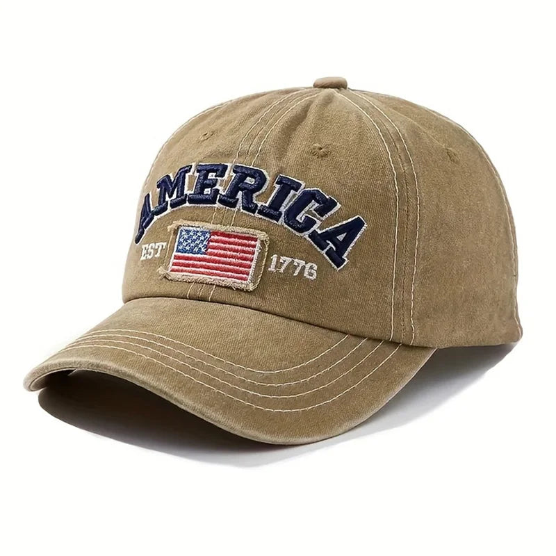 Gorra Vintage Bandera USA - Estilo Dad Hat