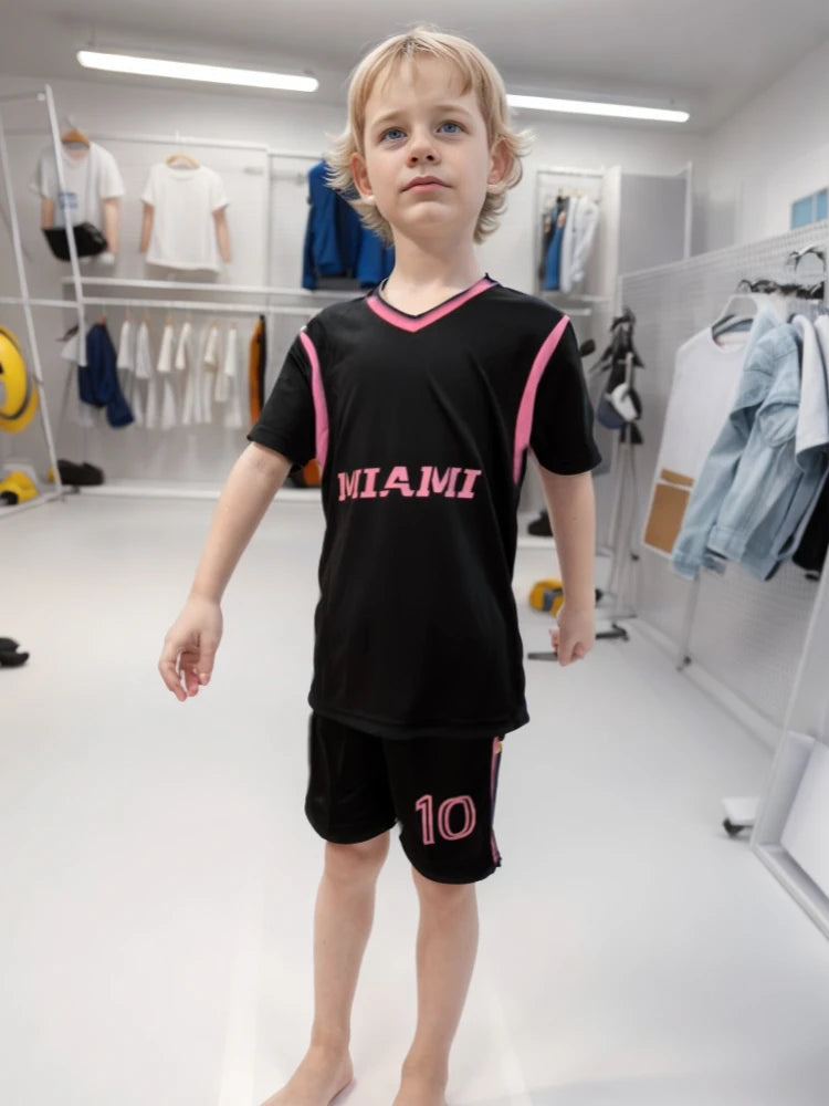 Kit de Uniforme de Fútbol Infantil - Camiseta, Shorts y Medias