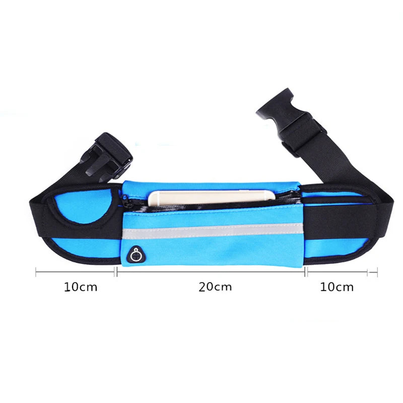 Riñonera Deportiva Impermeable - Porta Celular y Botella