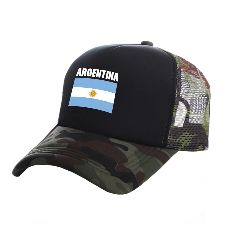 Gorra Trucker Argentina - Malla Fresca de Verano