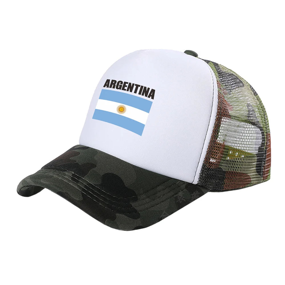 Gorra Trucker Argentina - Malla Fresca de Verano