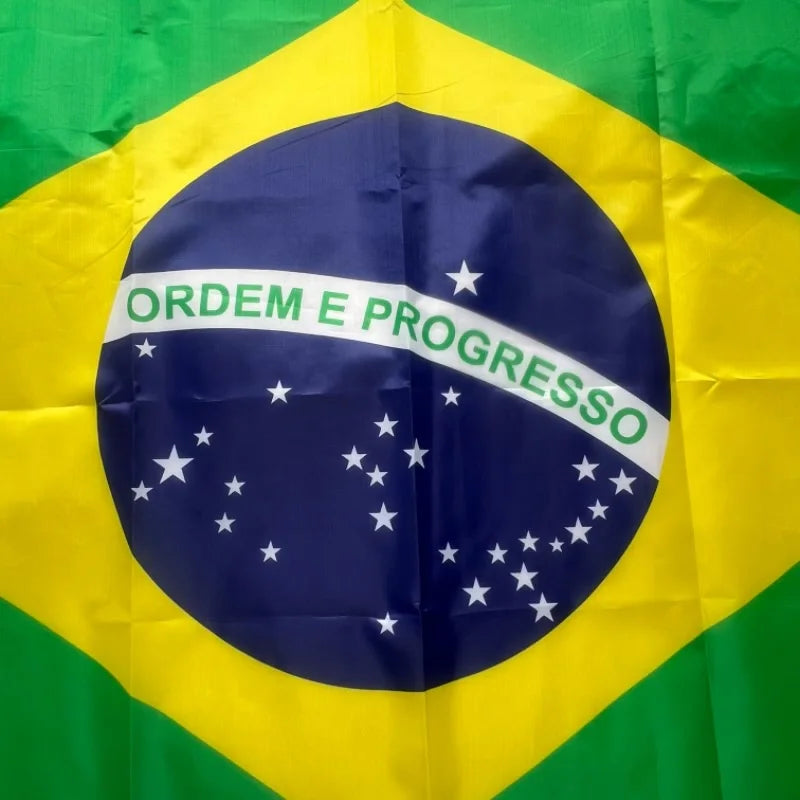 Bandera de Brasil - Alta Calidad, Interior/Exterior