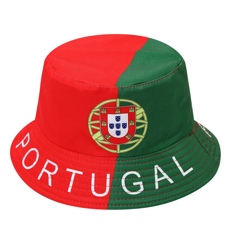 Gorra Pescador Banderas de Países - Multi-diseño Reversible