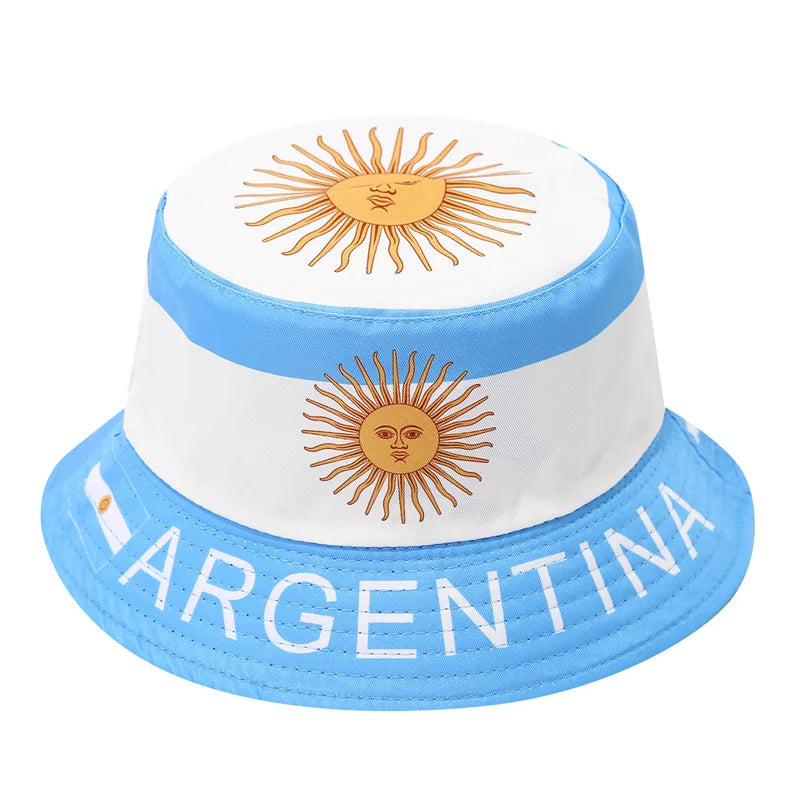 Gorra Pescador Banderas de Países - Multi-diseño Reversible