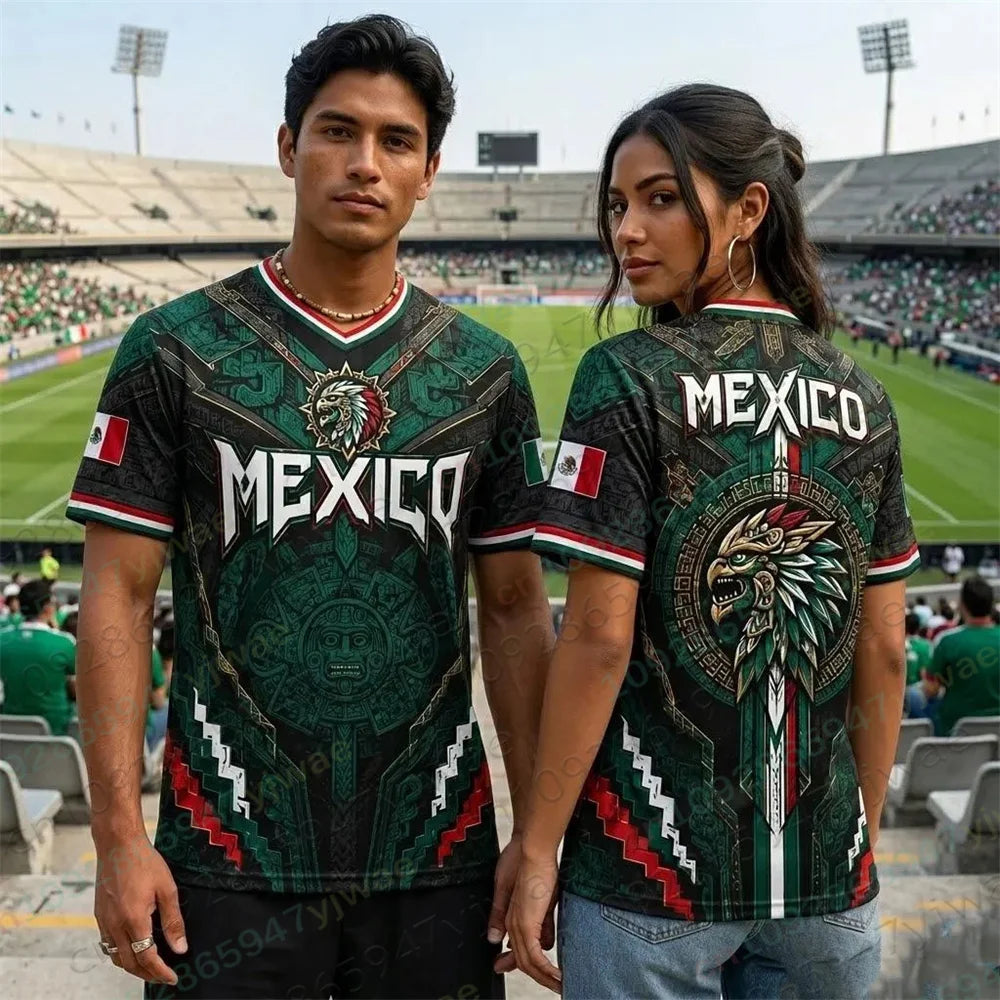 Camiseta Orgullo Mexicano - Día de Partido, Estilo Fútbol Descripción sugerida: