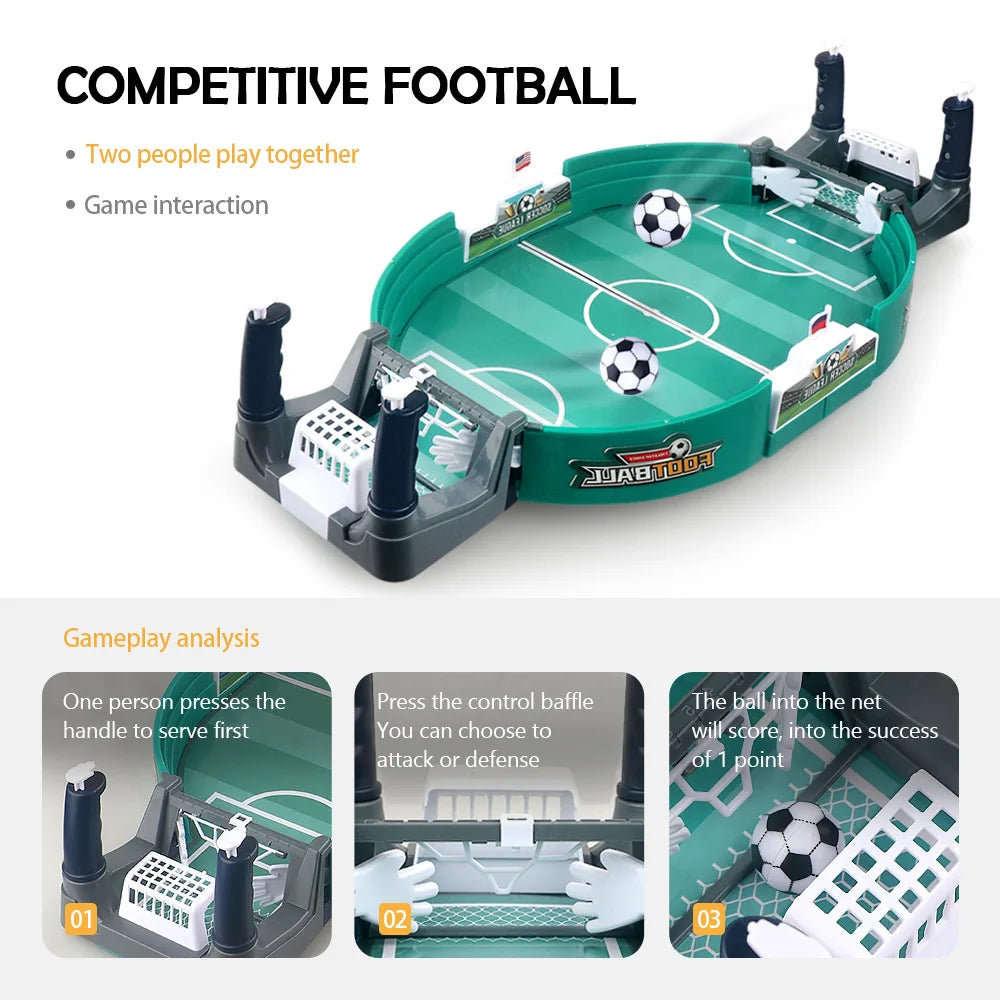 Mini Cancha de Fútbol de Mesa - Modelo 2, Juego Familiar