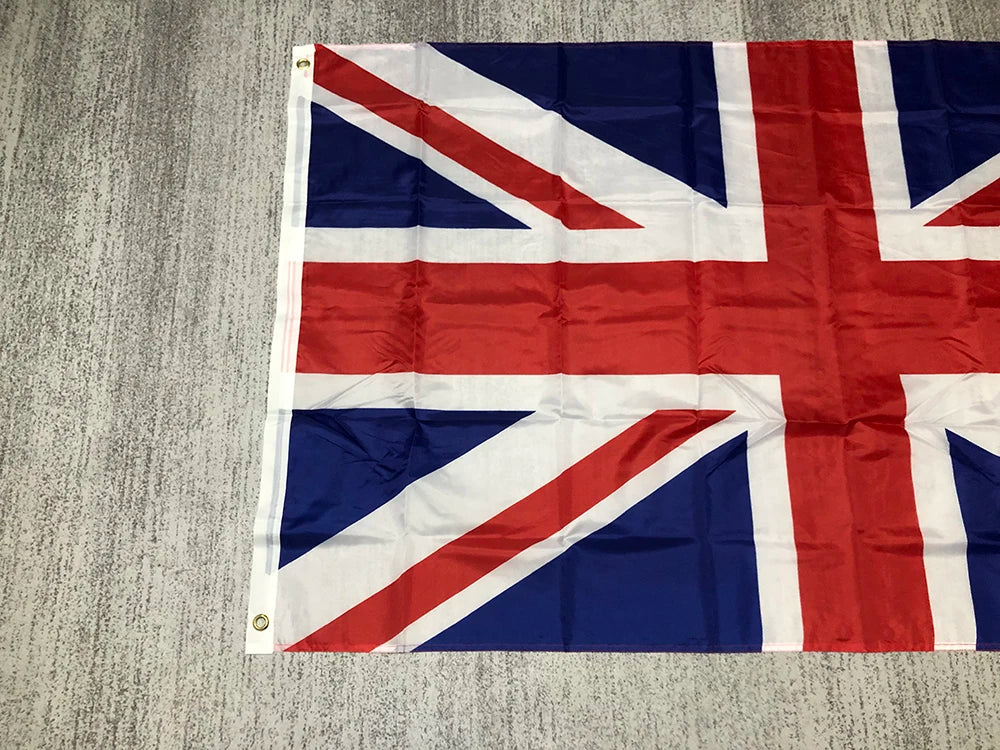 Bandera del Reino Unido - Poliéster, Interior/Exterior