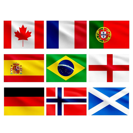 Bandera Nacional Personalizable - Elige tu País