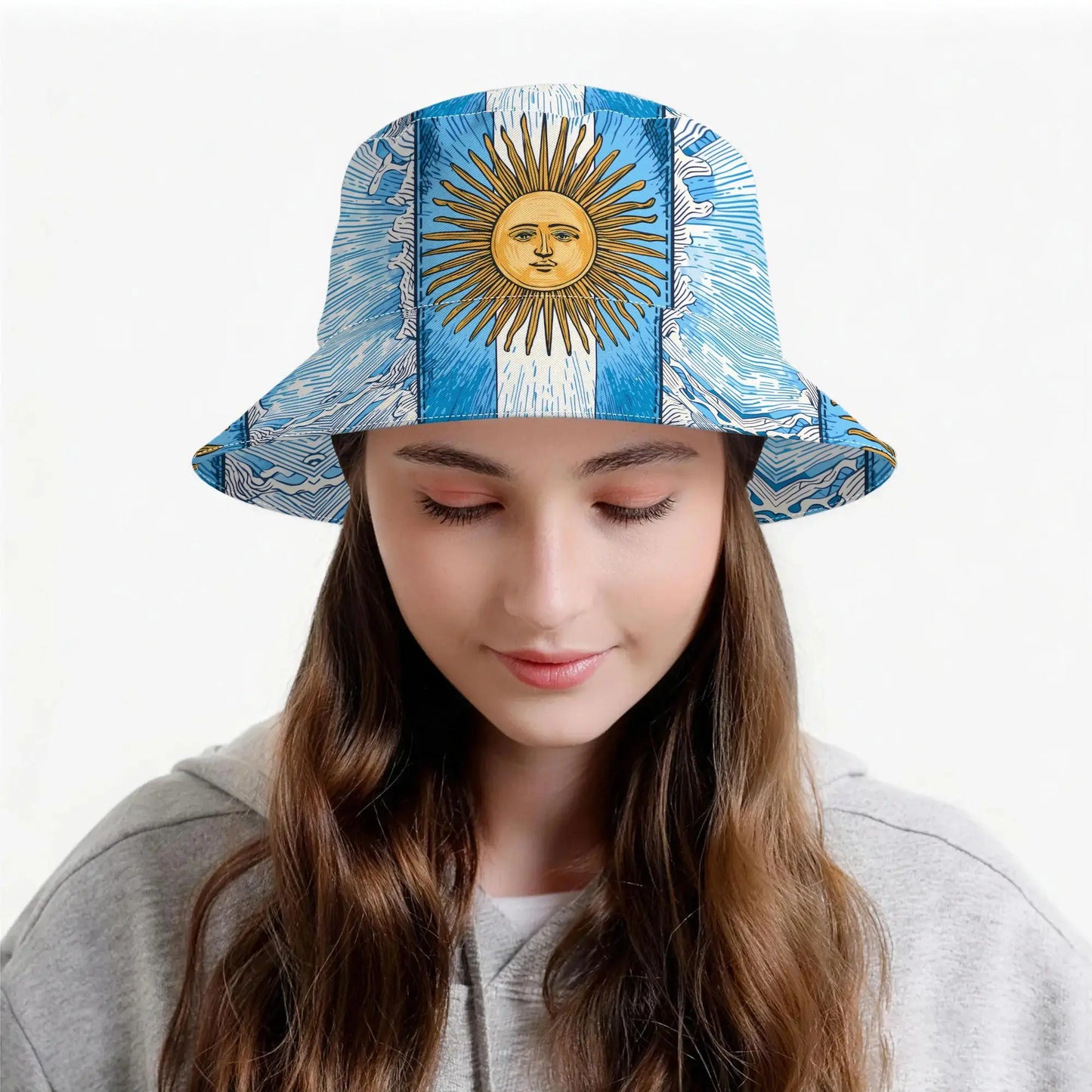 Gorra Pescador Argentina - Hombres, Mujeres y Jóvenes