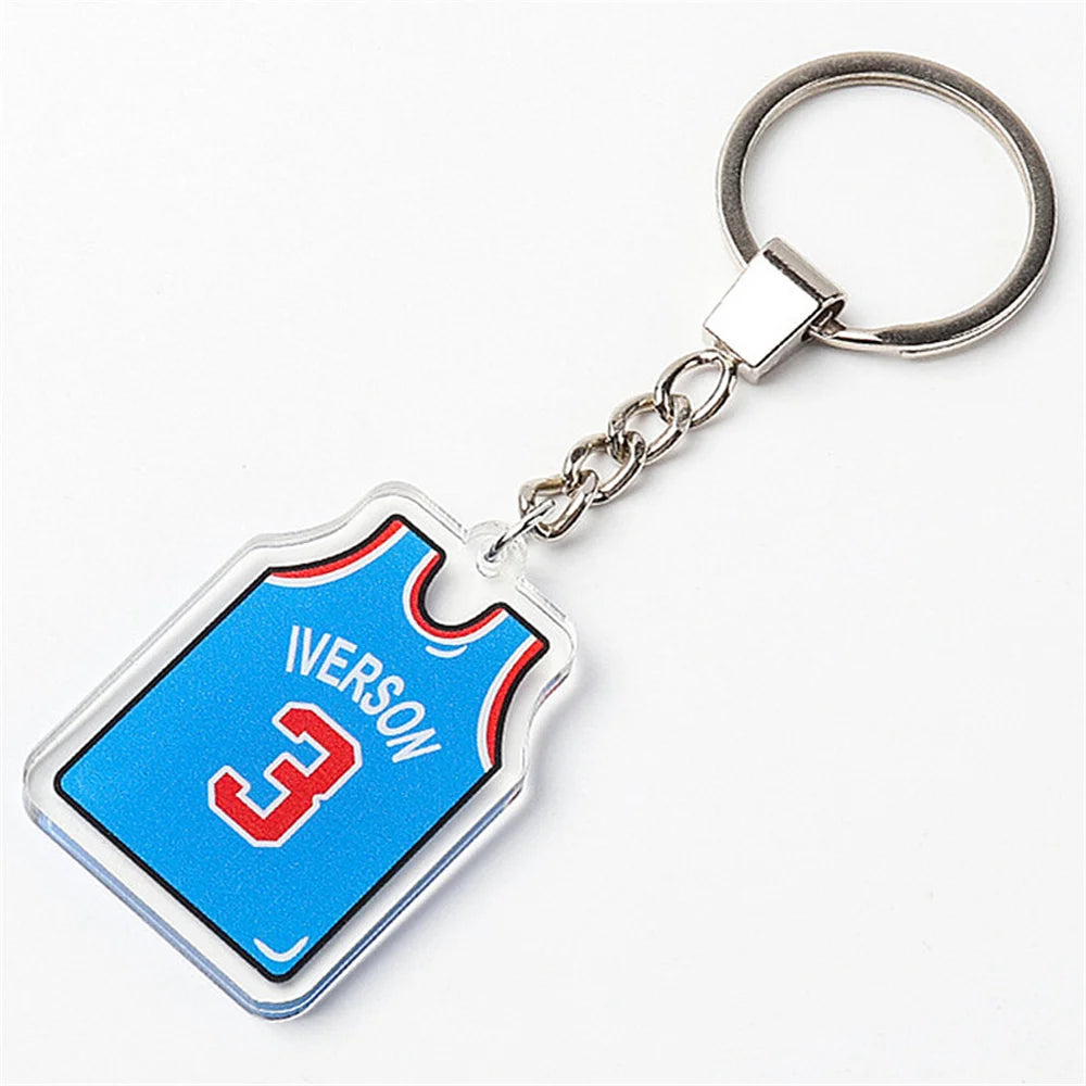 Llavero de Básquetbol - Diseño Jersey, Regalo de Graduación