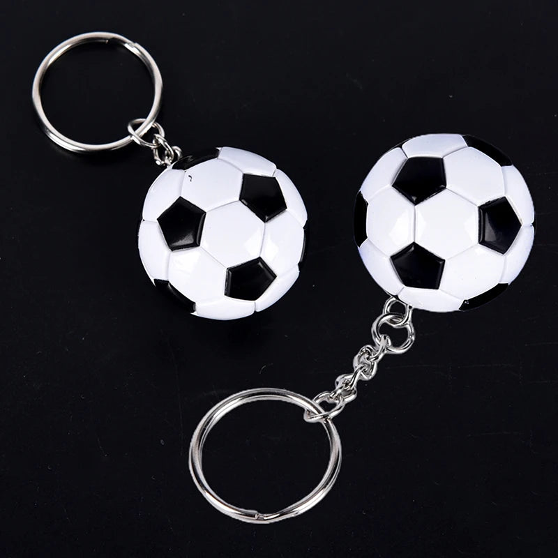 Llavero de Fútbol 3D en Cuero PU - Hombres y Mujeres