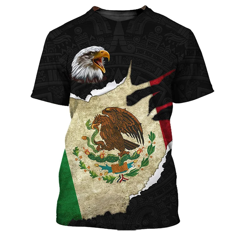 Camiseta Bandera de México - Estilo Urbano Streetwear