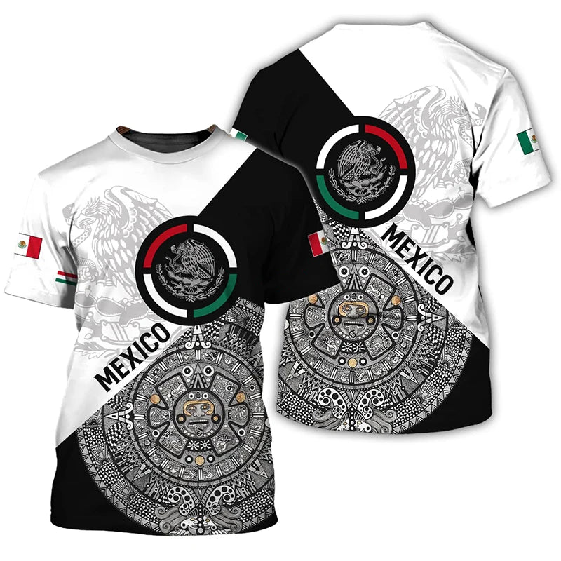 Camiseta Bandera de México - Estilo Urbano Streetwear