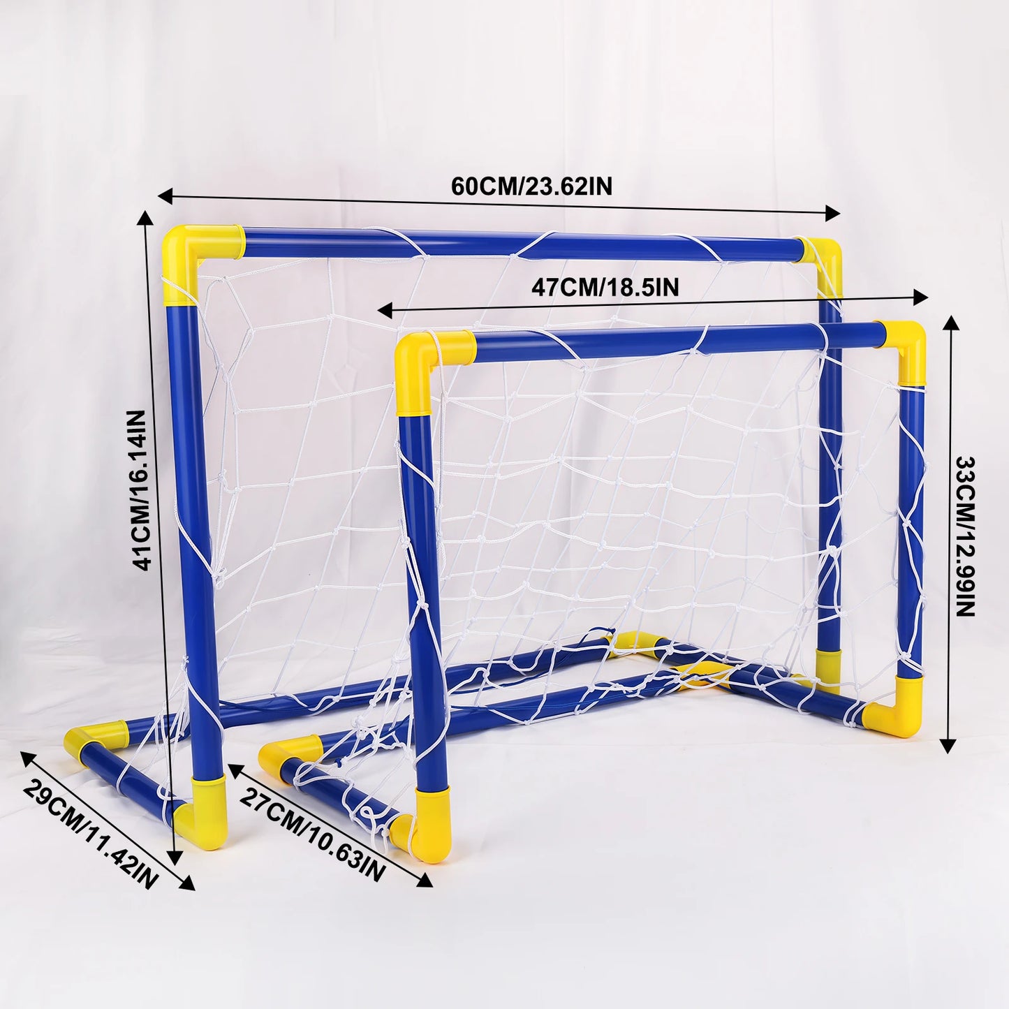 Set Portátil de Portería Micro - Completo con Balón y Bomba