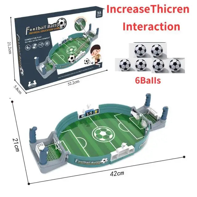 Mini Cancha de Fútbol de Mesa - Modelo 2, Juego Familiar