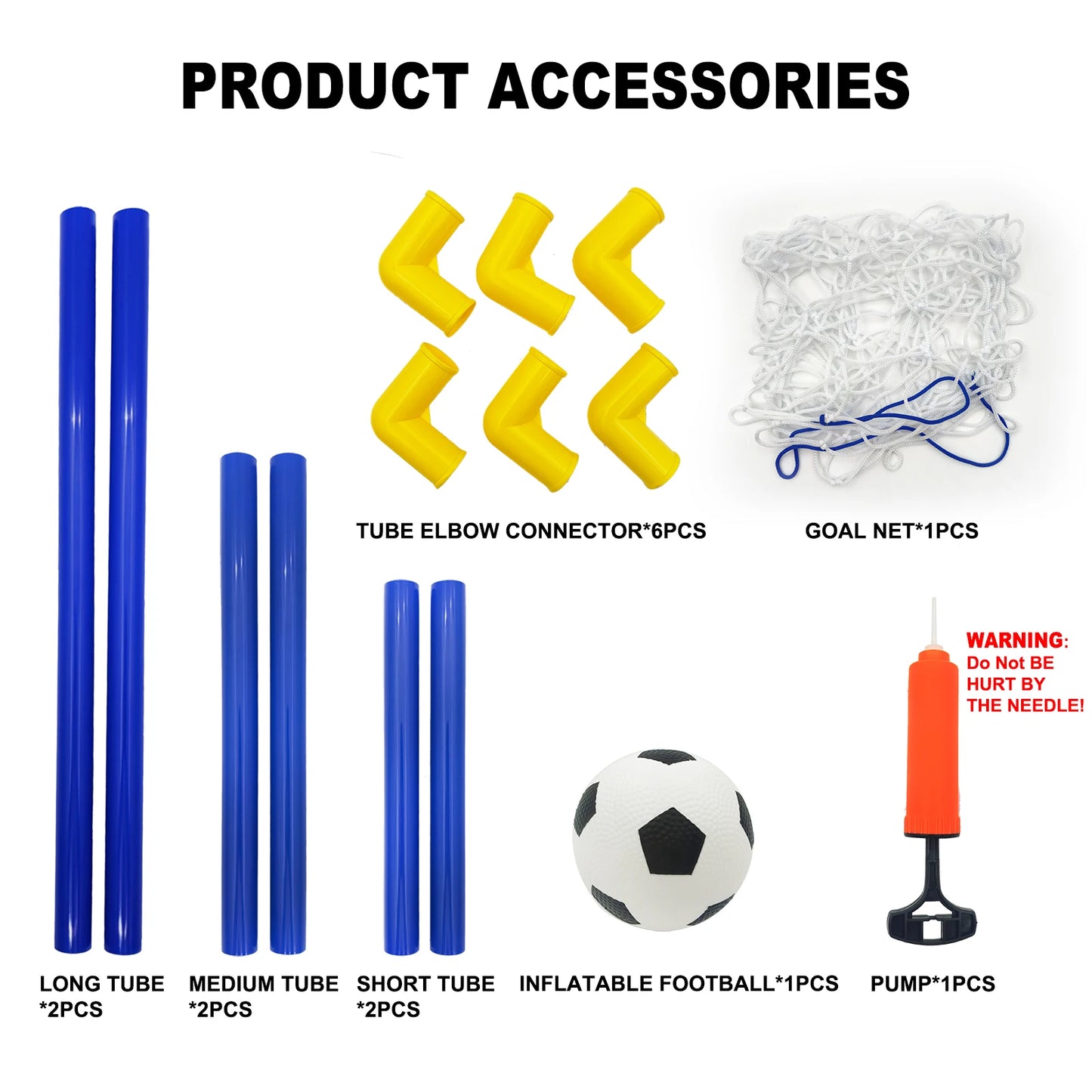 Set Portátil de Portería Micro - Completo con Balón y Bomba