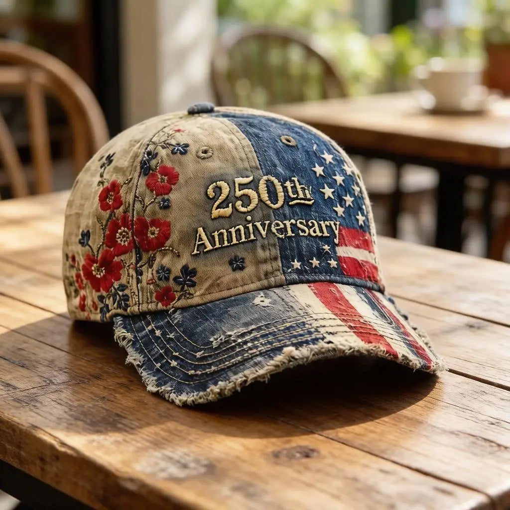 Gorra Patriótica 250 Aniversario América - Estilo Vintage