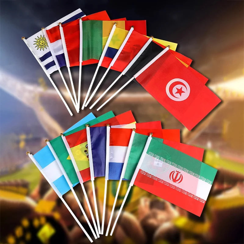 Set de 200 Banderitas de Mano - Eventos y Celebraciones