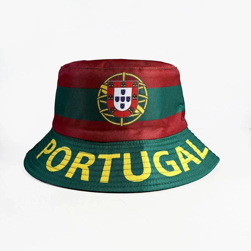 Gorra Pescador Banderas de Países - Multi-diseño Reversible