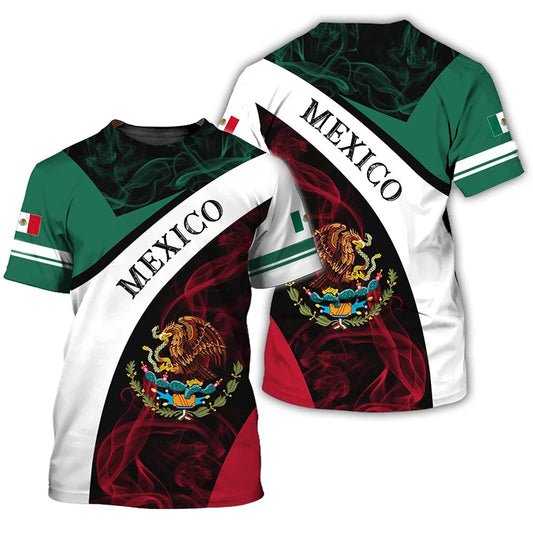 Camiseta Bandera de México - Estilo Urbano Streetwear