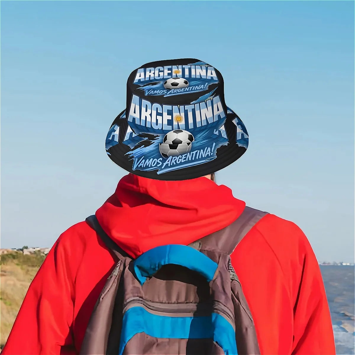 Gorra Pescador Argentina - Diseño Deportivo Unisex
