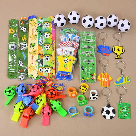Set de Souvenirs de Fútbol para Fiestas - Pulseras, Llaveros y Juegos