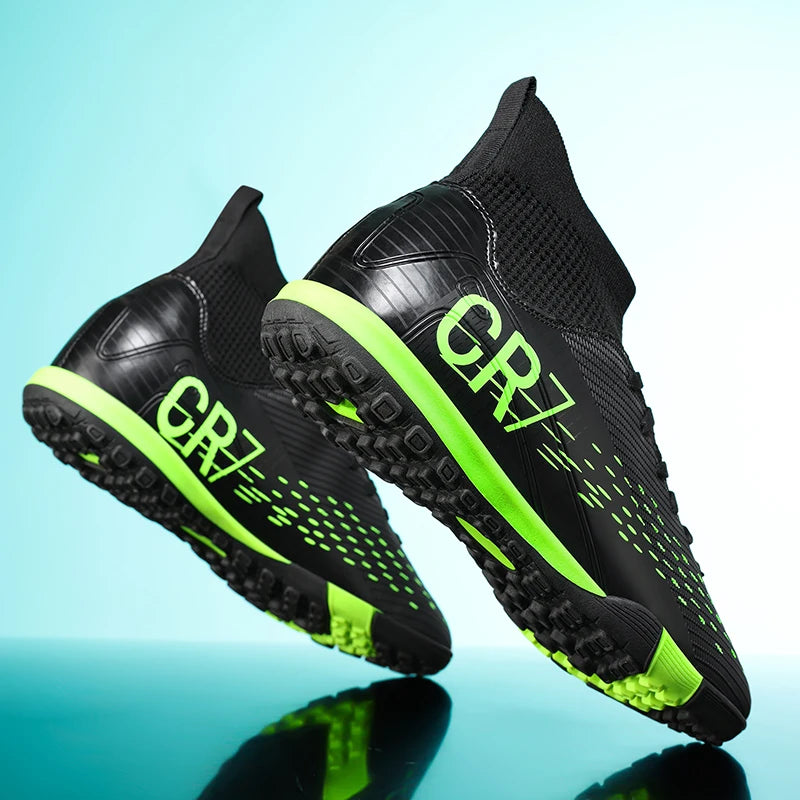 Zapatillas de Fútbol High-Top Unisex - Niños y Adolescentes
