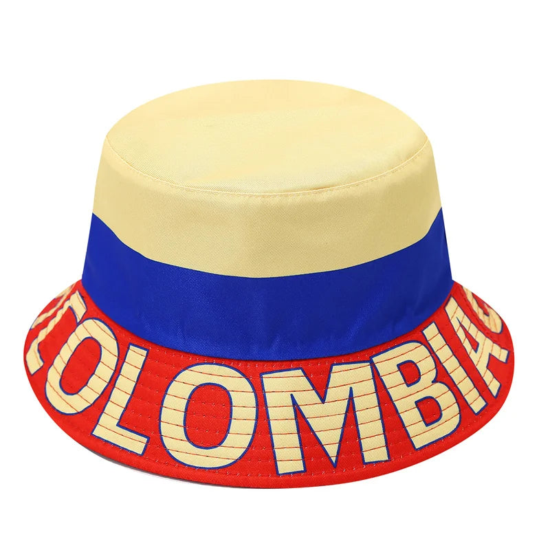 Gorra Pescador Banderas de Países - Multi-diseño Reversible