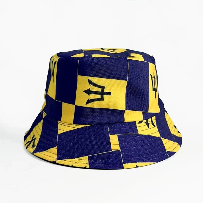 Gorra Pescador Banderas de Países - Multi-diseño Reversible