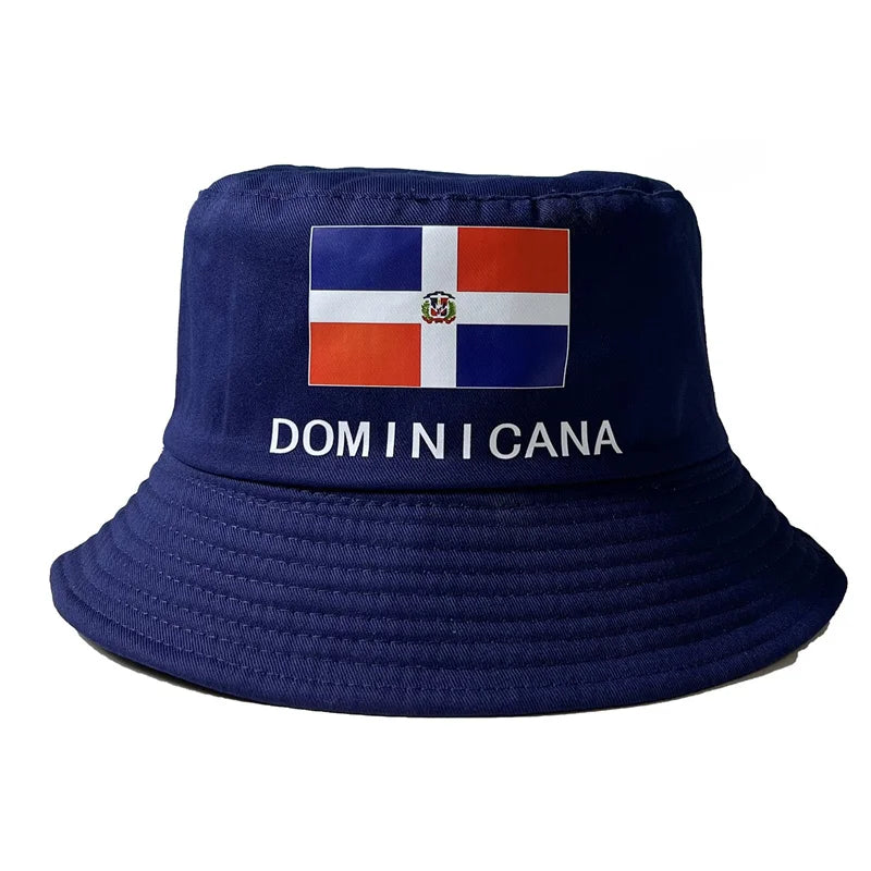 Gorra Pescador Banderas de Países - Multi-diseño Reversible