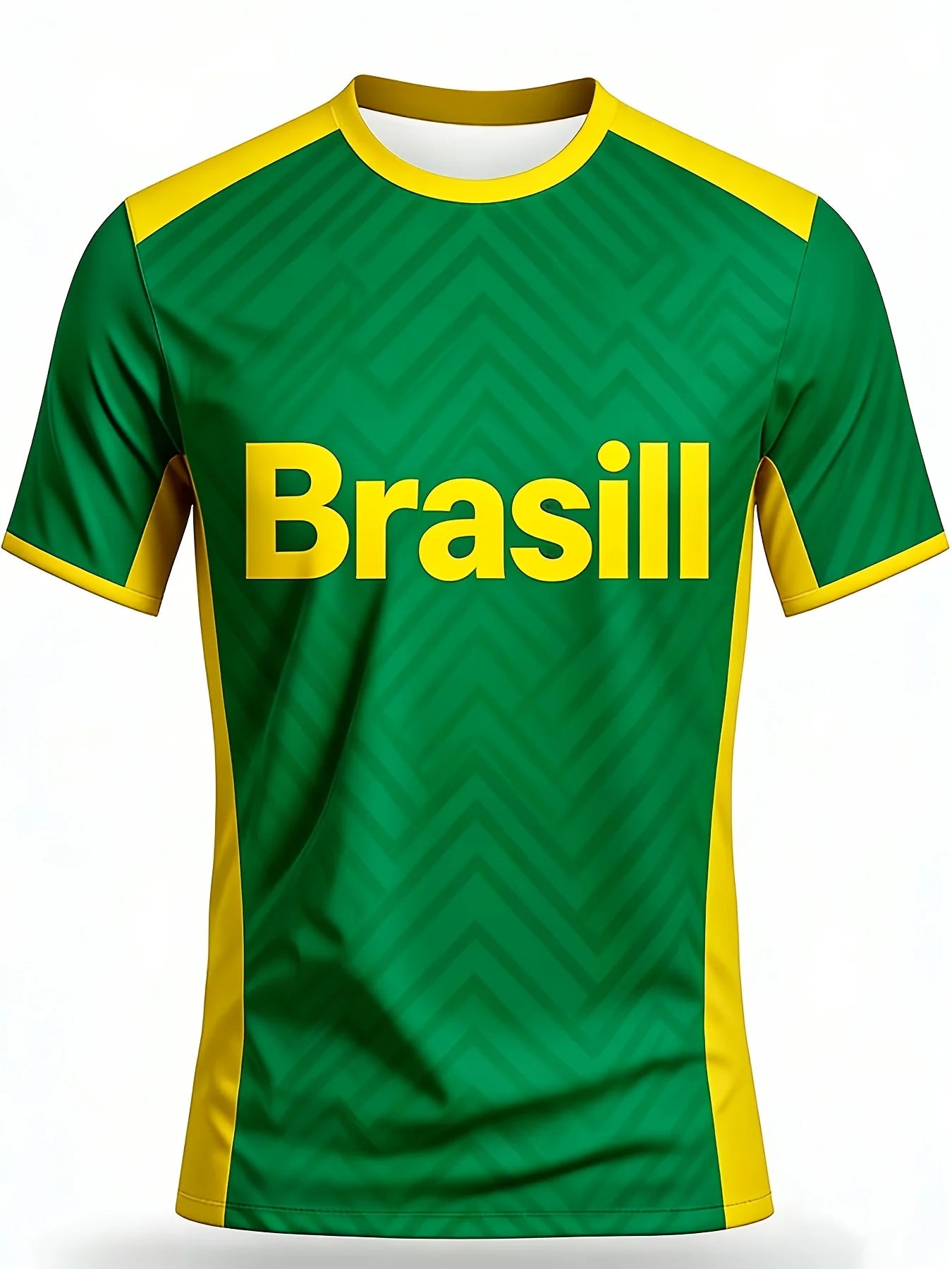 Camiseta Brasil - Deportiva, Hombres y Mujeres