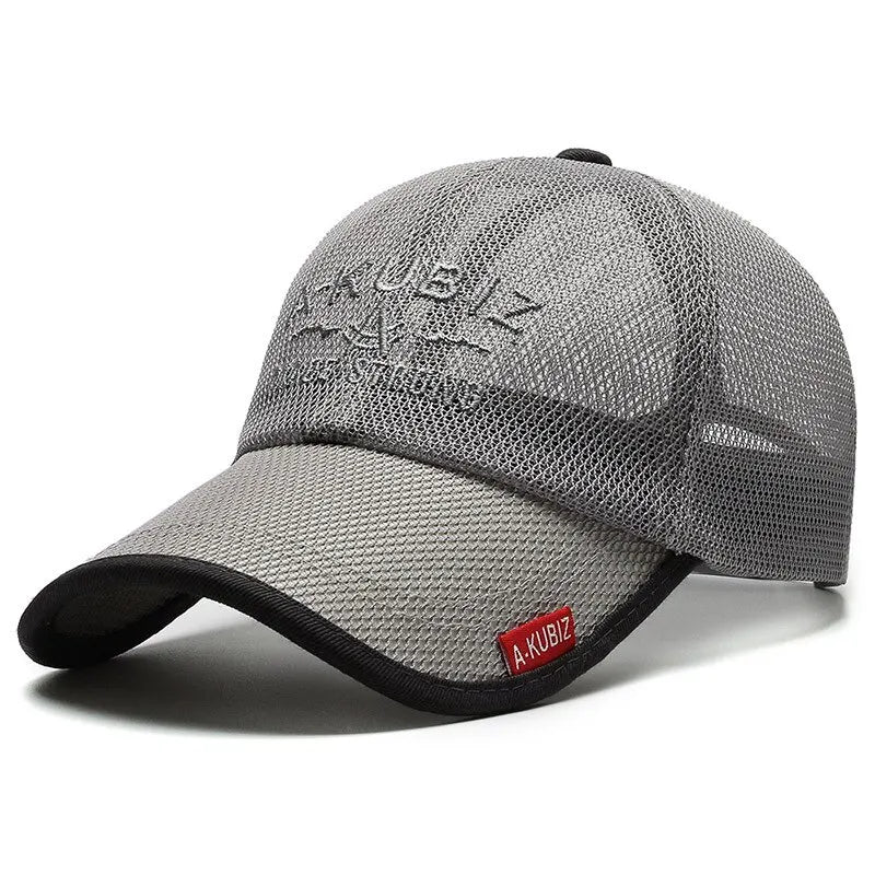 Gorra de Malla Bordada - Protección Solar Unisex