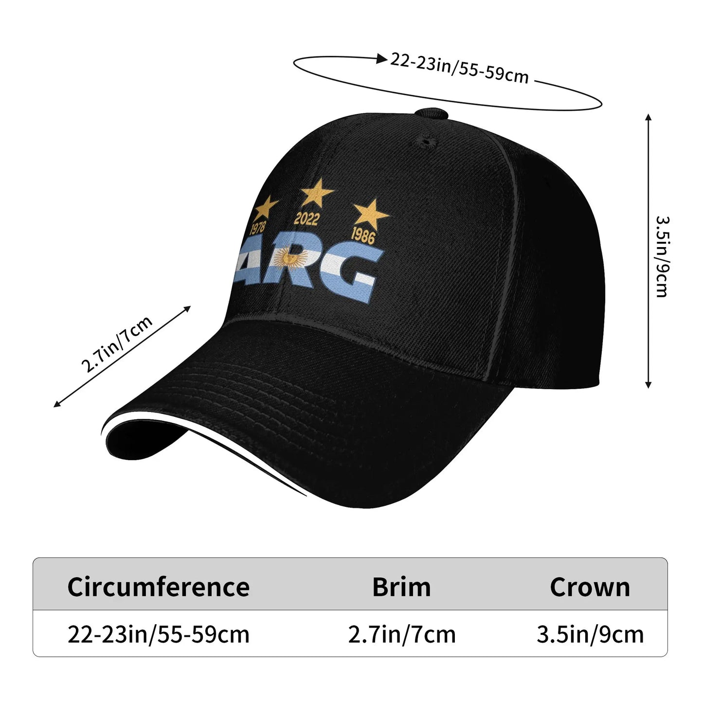 Gorra Trucker Argentina - Estilo Urbano Deportivo