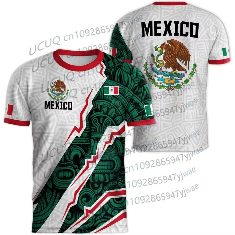 Camiseta México Bandera 2026 - Hombres y Mujeres