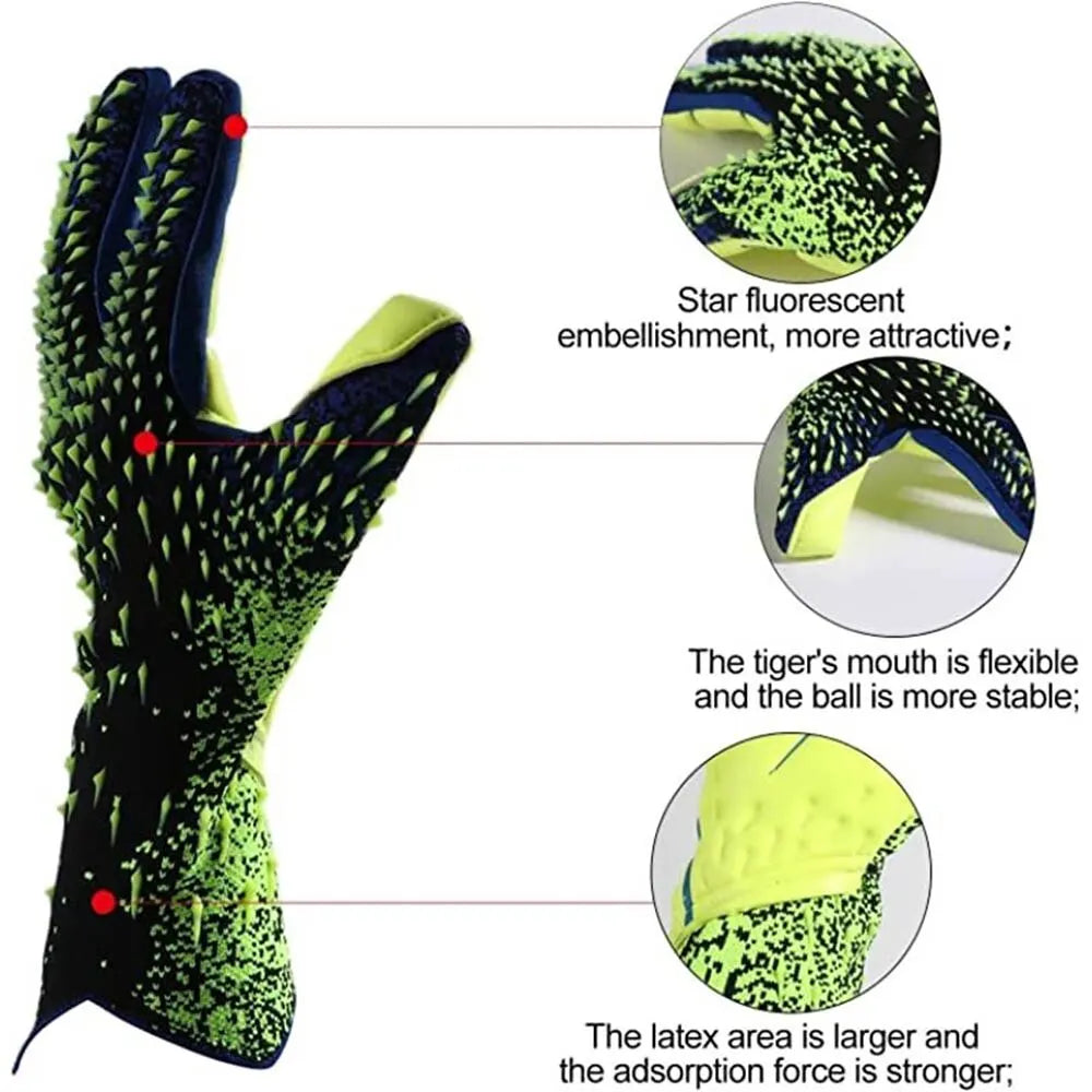 Guantes de Portero Grip Fuerte - Tallas 6 a 10, Niños y Adultos